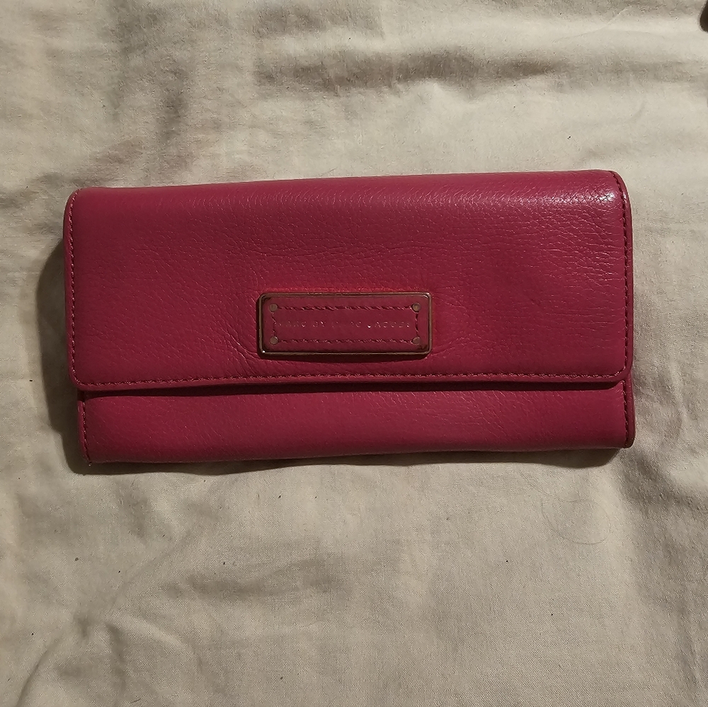 Pink Leather Women's Wallet